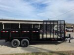 7x20 Hybrid Dump Utility Trailer with 3ft Sides Equipment (2) 7K Axles - Image 5