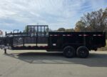 7x20 Hybrid Dump Utility Trailer with 3ft Sides Equipment (2) 7K Axles - Image 4