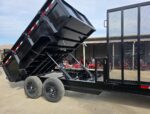 7x20 Hybrid Dump Utility Trailer with 3ft Sides Equipment (2) 7K Axles - Image 8