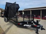 7x20 Hybrid Dump Utility Trailer with 3ft Sides Equipment (2) 7K Axles - Image 6
