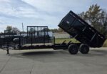 7x20 Hybrid Dump Utility Trailer with 3ft Sides Equipment (2) 7K Axles - Image 7