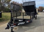 7x20 Hybrid Utility Dump Trailer 2ft Sides with Box (2) 7K Axles - Image 2