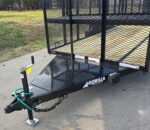 6.4x16 Utility Trailer Straight Deck 4ft Mesh Sides with Basket (2) 3,500lb Axles - Image 15