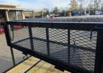 6.4x16 Utility Trailer Straight Deck 4ft Mesh Sides with Basket (2) 3,500lb Axles - Image 13