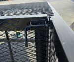 6.4x16 Utility Trailer Straight Deck 4ft Mesh Sides with Basket (2) 3,500lb Axles - Image 14