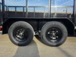 6.4x16 Utility Trailer Straight Deck 4ft Mesh Sides with Basket (2) 3,500lb Axles - Image 21