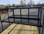 6.4x16 Utility Trailer Straight Deck 4ft Mesh Sides with Basket (2) 3,500lb Axles - Image 11