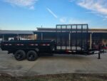 7x20 Hybrid Utility Dump Trailer 2ft Sides with Box (2) 7K Axles - Image 6
