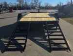 7x14 IBeam Equipment Trailer (2) 5200lb Axles with Stand-Up Ramps 10K GVWR - Image 9