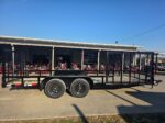 6.4x18 Straight Deck Utility Trailer with Side Gate (2) 3,500lb Axle - Image 5
