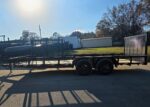 6.4x18 Straight Deck Utility Trailer with Side Gate (2) 3,500lb Axle - Image 4