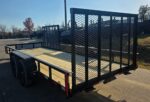 6.4x18 Straight Deck Utility Trailer with Side Gate (2) 3,500lb Axle - Image 6