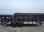 7x20 Dovetail Utility Trailer 4ft Mesh Sides (2) 3,500lb Axles - Image 5