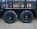 7x20 Dovetail Utility Trailer 4ft Mesh Sides (2) 3,500lb Axles - Image 22