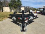7x20 Equipment Trailer 8" I-Beam (2) 7K Axles Standup Ramps 14K GVWR - Image 2