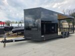 8.5x24 Black Hybrid Enclosed Trailer (2) 5,200lb Axles 10K GVWR