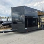 8.5x24 Black Hybrid Enclosed Trailer (2) 5,200lb Axles 10K GVWR
