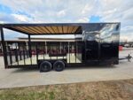 8.5x24 Black Hybrid Enclosed Trailer (2) 5,200lb Axles 10K GVWR - Image 5