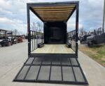 8.5x24 Black Hybrid Enclosed Trailer (2) 5,200lb Axles 10K GVWR - Image 11