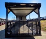 8.5'X24' Charcoal Enclosed Trailer Hybrid Roof Platform and Equipment Hauler (2) 8000lb Axle - Image 11