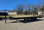 8.5x22 I-Beam Deckover Trailer (2) 7K Axles Stand-Up Ramps 14k GVWR - Image 2