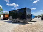 8.5' X 18' Black With Blackout Deck Over Stage Trailer - Image 4