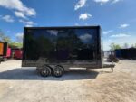 8.5' X 18' Black With Blackout Deck Over Stage Trailer - Image 5