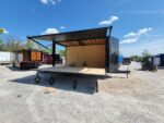8.5' X 18' Black With Blackout Deck Over Stage Trailer - Image 13