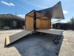 8.5' X 18' Black With Blackout Deck Over Stage Trailer - Image 15