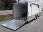 Enclosed Trailer 8.5'x24' White - Lawn Mower Car Bike Hauler Storage - Image 11