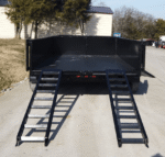 7x20 Hybrid Utility Dump Trailer 2ft Sides with Box (2) 7K Axles - Image 11