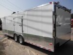 Enclosed Trailer 8.5'x26' White - Car Motorcycle Hauler Storage - Image 4