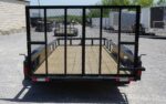 Utility Trailer 6.4' x 14' Spring Assist A-Frame Tall Gate Double Axle 7K GVWR - Image 5