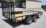 Utility Trailer 6.4' x 14' Spring Assist A-Frame Tall Gate Double Axle 7K GVWR - Image 6