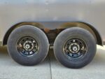 7x14 Black V-Nose Enclosed Trailer Blkout Pkg (2) 7,000lb Axles Elec Pkg - Image 22