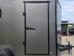 7x14 Black V-Nose Enclosed Trailer Blkout Pkg (2) 7,000lb Axles Elec Pkg - Image 21