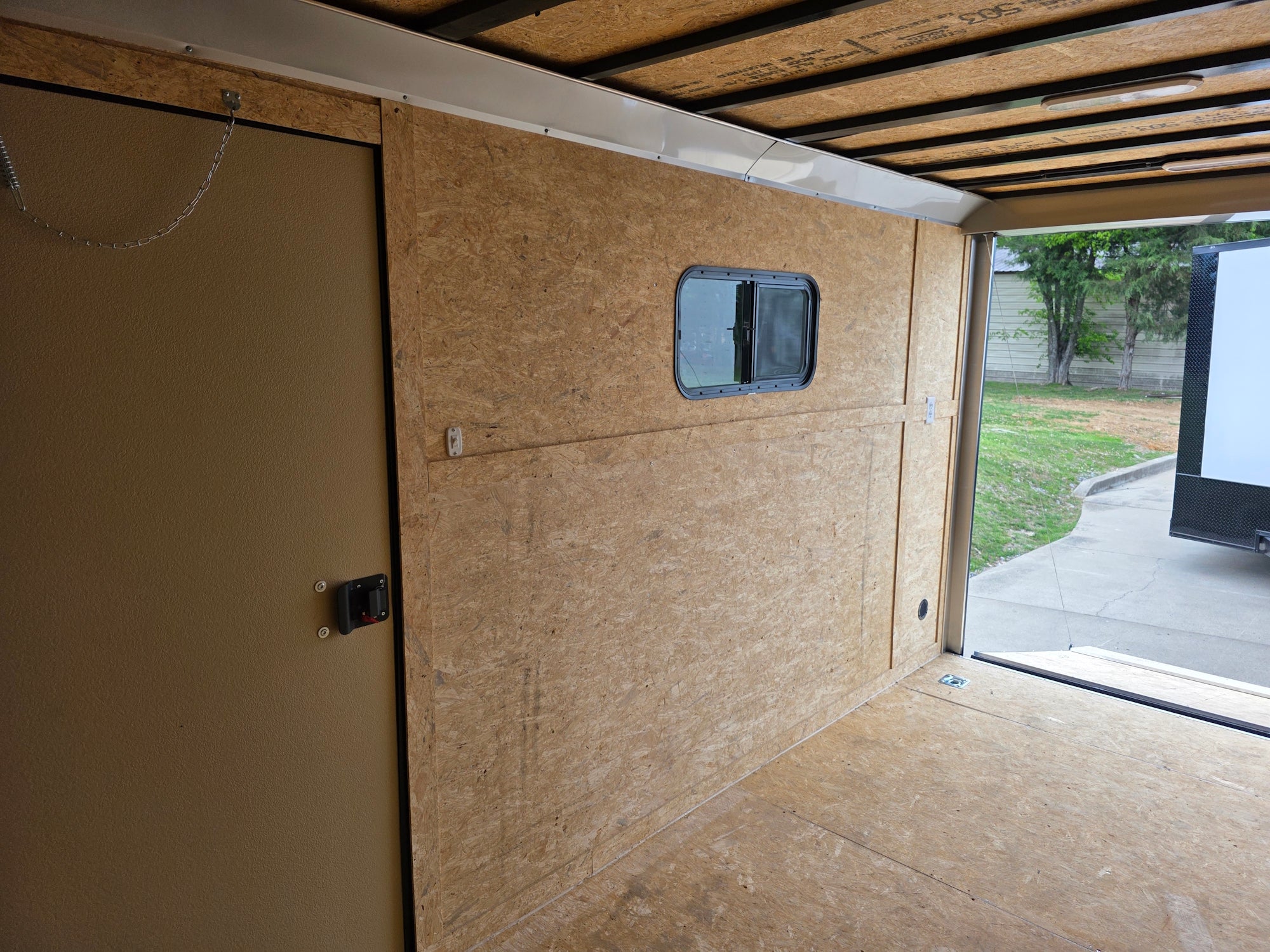 7x14 Black V-Nose Enclosed Trailer Blkout Pkg (2) 7,000lb Axles Elec Pkg - Image 18