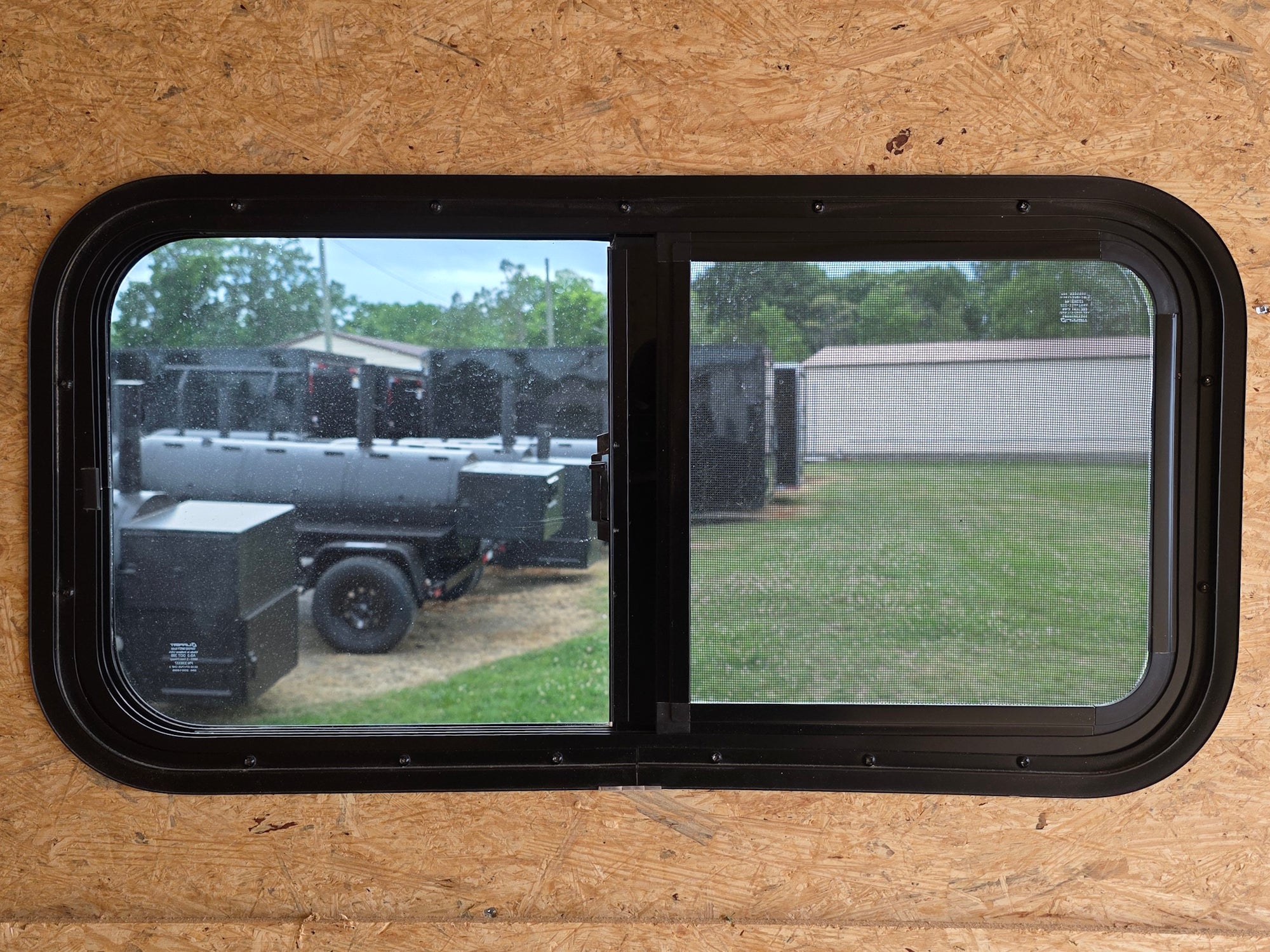 7x14 Black V-Nose Enclosed Trailer Blkout Pkg (2) 7,000lb Axles Elec Pkg - Image 34