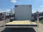 8.5x20 White Enclosed Hybrid Utility Trailer (2) 7,000lb Axles 14K GVWR - Image 5