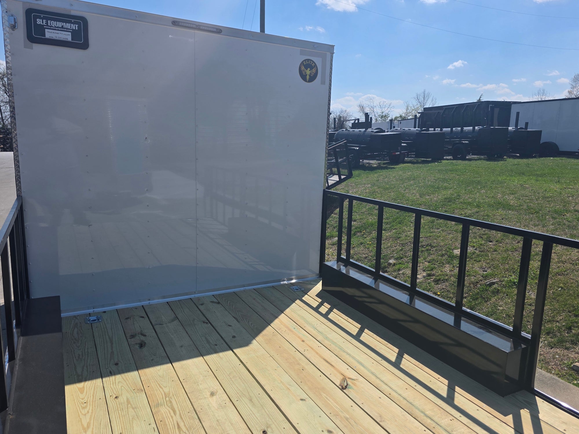 8.5x20 White Enclosed Hybrid Utility Trailer (2) 7,000lb Axles 14K GVWR - Image 11