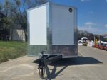 8.5x20 White Enclosed Hybrid Utility Trailer (2) 7,000lb Axles 14K GVWR - Image 2