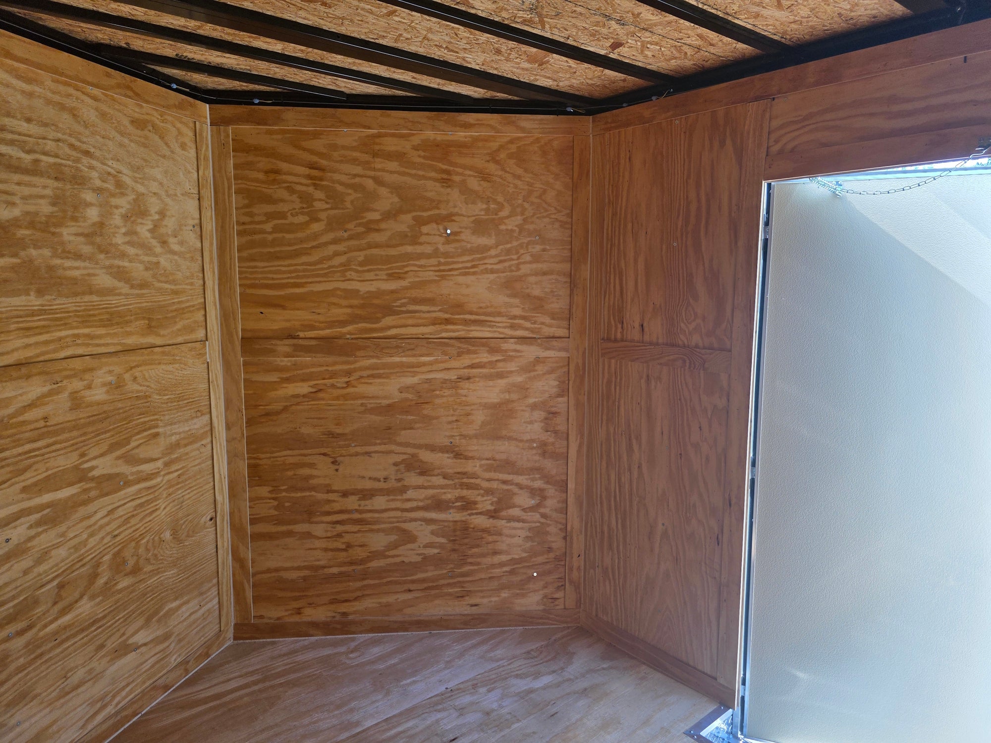 8.5x20 White Enclosed Hybrid Utility Trailer (2) 7,000lb Axles 14K GVWR - Image 14