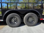 8.5'x26' Black Hybrid Trailer w/ Roof Covered Rear Deck & Generator Box - Image 26