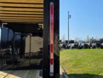 8.5'x26' Black Hybrid Trailer w/ Roof Covered Rear Deck & Generator Box - Image 28