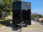 8.5'x26' Black Hybrid Trailer w/ Roof Covered Rear Deck & Generator Box - Image 2