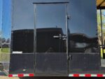 8.5'x26' Black Hybrid Trailer w/ Roof Covered Rear Deck & Generator Box - Image 24