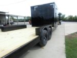 8.5x24 Hybrid Enclosed Trailer V-Nose (2) 7,000lb Axles Storage - Image 8