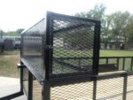 6.4x16 Dovetail Utility Trailer with Front Basket 2ft Mesh (2) 3500lb Axles - Image 5