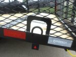 6.4x16 Dovetail Utility Trailer with Front Basket 2ft Mesh (2) 3500lb Axles - Image 11