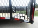 6.4x16 Dovetail Utility Trailer with Front Basket 2ft Mesh (2) 3500lb Axles - Image 12